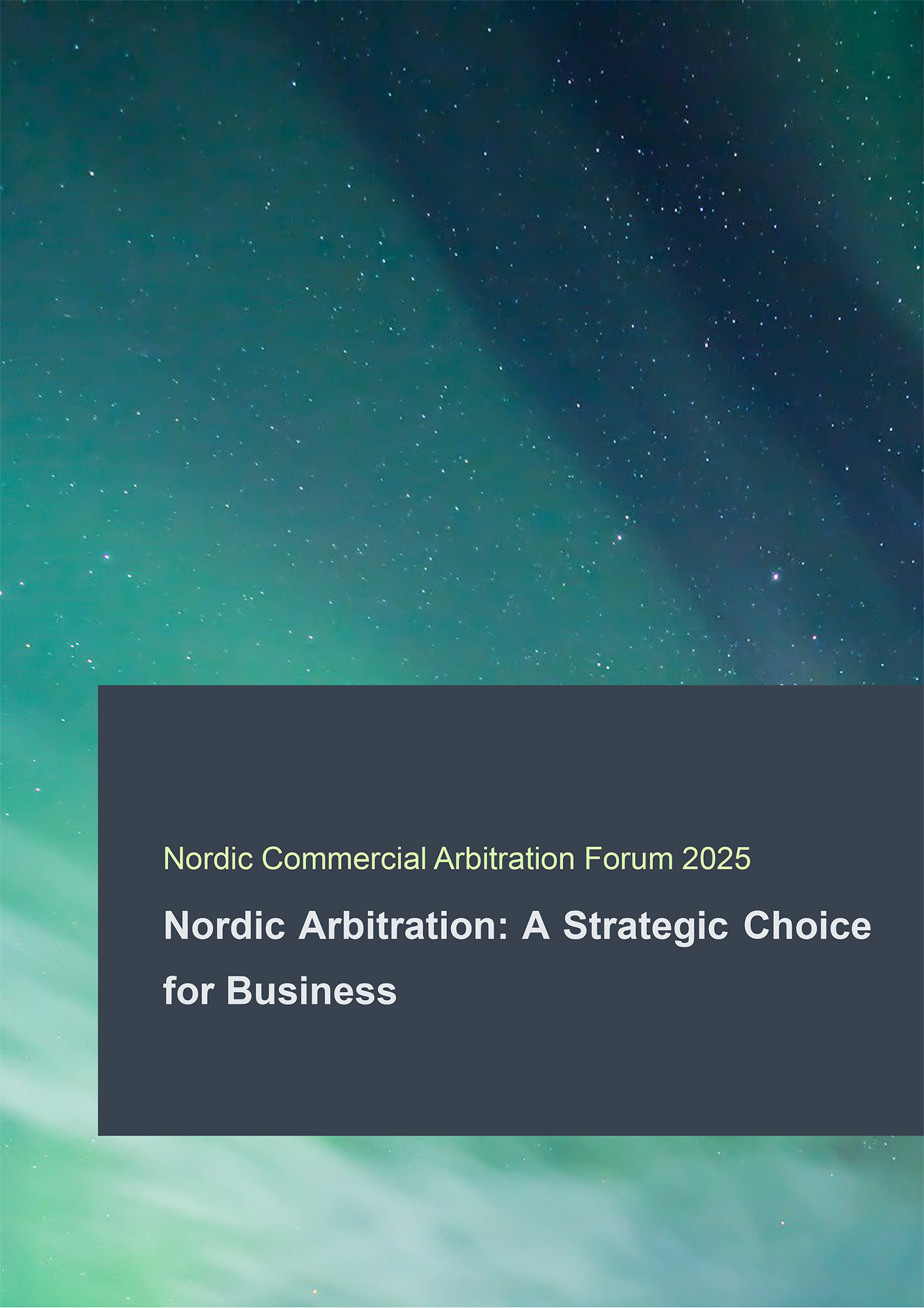 Nordic Commercial Arbitration Forum 2025