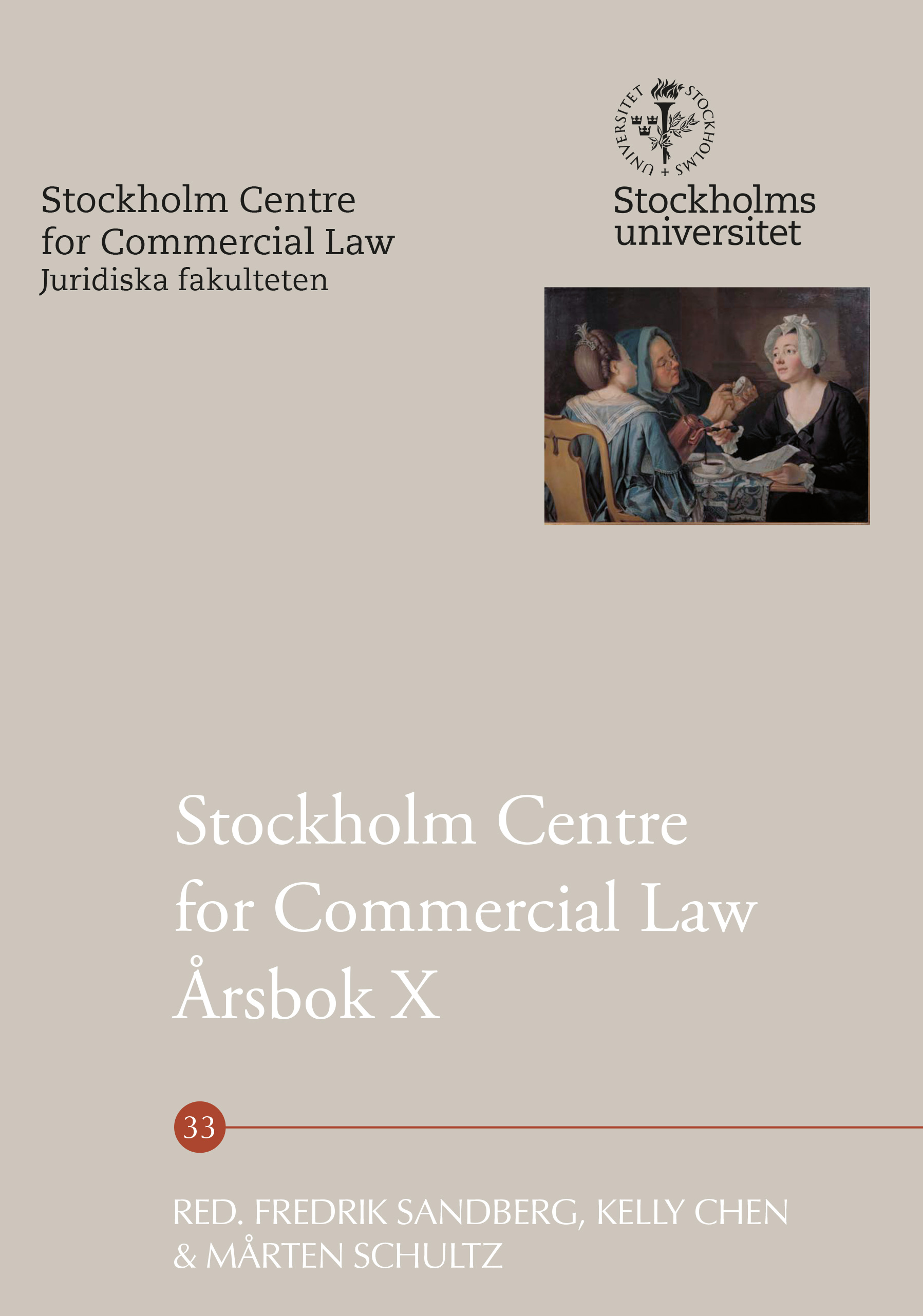 Stockholm Centre for Commercial Law Årsbok X